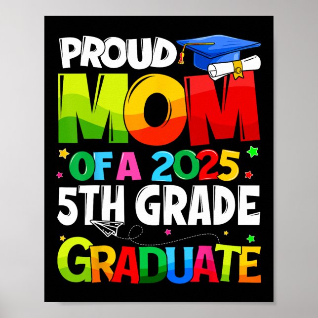 stolt Mamma över 2025 års femte matchande Fa mella Poster (Framsidan)