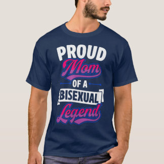 stolt Mamma över en Biseual Legend Cute Funny Bi P T Shirt