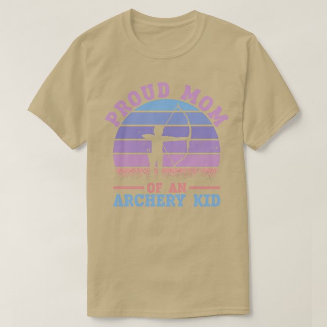 stolt Mamma på en arkitektur, Kid Archery Bow Arch T Shirt (Design framsida)