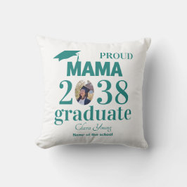 Stolt mamma personlig examen kudde