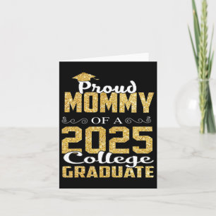 Stolt Mamma Till 2025 Examinand Högskoletröja Exam Kort