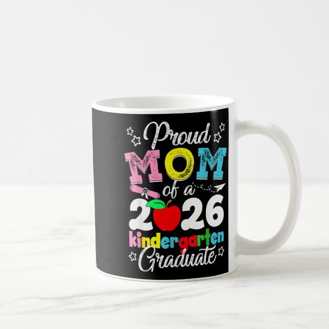 Stolt mamma till 2026 års förskoleutexaminerade kaffemugg (Höger)