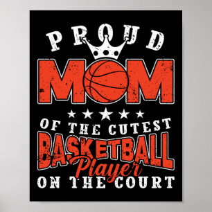 Stolt mamma till den bästa basketspelaren poster