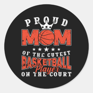 Stolt mamma till den bästa basketspelaren runt klistermärke