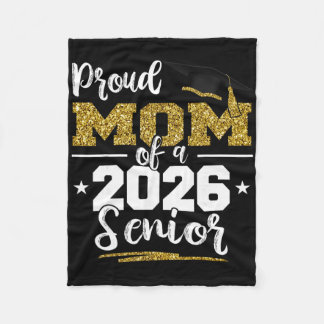Stolt mamma till en 2026 Senior Tröja Examen 2026 Fleecefilt