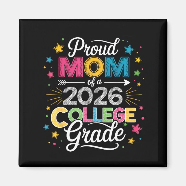 Stolt mamma till en collegeutexaminerad från årsku magnet (Framsidan)