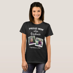 Stolt mamma till en examen 2 foto ramar t shirt