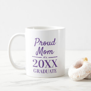 Stolt mamma till en examen elegant typografi kaffemugg