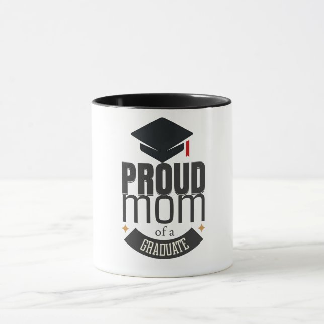 Stolt mamma till en examenpersonlig mugg | Examen  (Center)