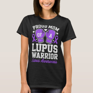 Stolt mamma till en lupus-krigare fighter medveten t shirt
