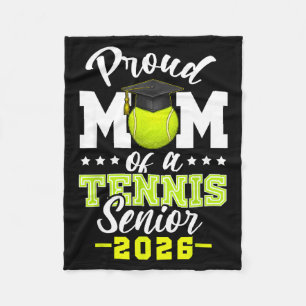 Stolt mamma till en tennis senior 2026 examen  fleecefilt