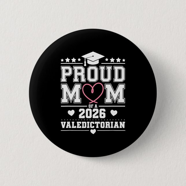 Stolt mamma till en valdistigiatör 2026 knapp (Framsida)