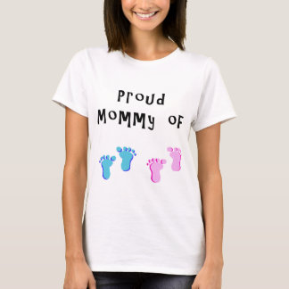 Stolt mammor av 1 flickat-skjorta för pojke 1 t shirt
