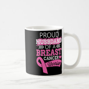 stolt man över att ha en bröstcancerattack, stöd f kaffemugg