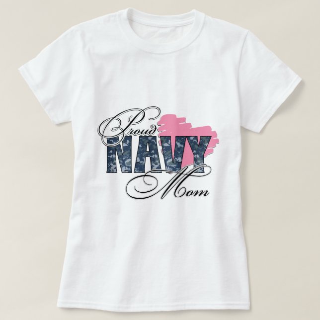 Stolt marinmamma t-shirt (Design framsida)