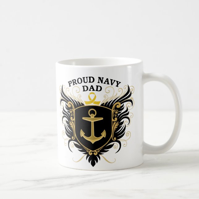 Stolt marinpappa kaffemugg (Höger)