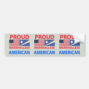 Stolt Marshallese amerikan Bildekal