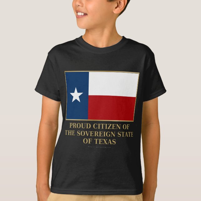 Stolt medborgare av Texas Tee (Framsida)
