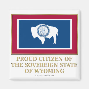 Stolt medborgare av Wyoming Magnet