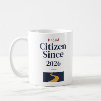 Stolt Medborgare Sedan Personlig Medborgar Kop Kaffemugg