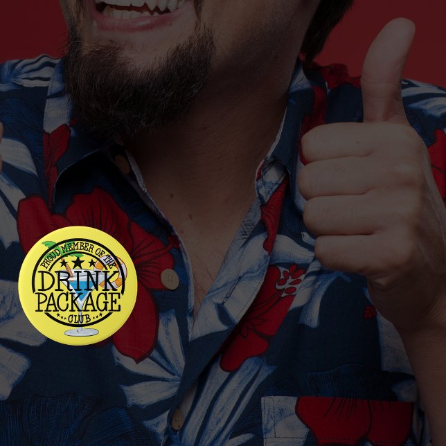 stolt medlem av Roligten Drink Paket Klubb Cruise Knapp (Skapare uppladdad)