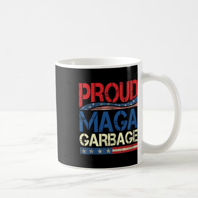 Stolt Mega Garbyge Trump-supporter 7  Kaffemugg (Höger)