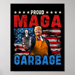 Stolt Mega Garbyge Trump Vance Supporter Poster
