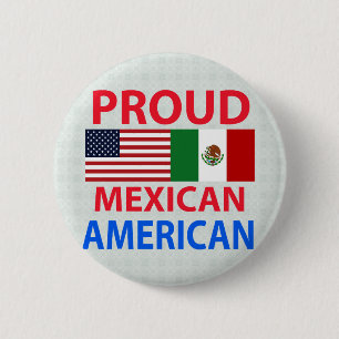 Stolt mexicansk amerikan knapp