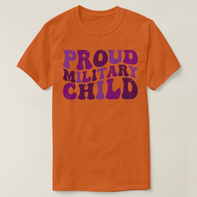 stolt militärbarn 1 t shirt (Design framsida)