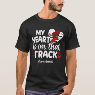 Stolt Mimi av en friidrottare Track Mimi T Shirt