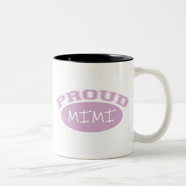 Stolt Mimi (rosor) Två-Tonad Mugg (Höger)