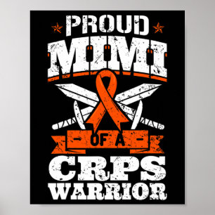 Stolt Mimi till en Crps-krigare Rsd-medvetenhetsba Poster