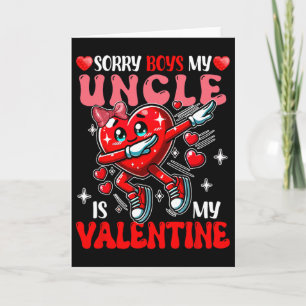 Stolt min farbror är min Alla hjärtans dags dabbin Kort