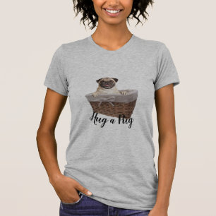 stolt mopsmammakram en design för tshirt för hun t shirt