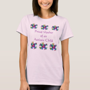 Stolt mor av det Autistic barnet T Shirt