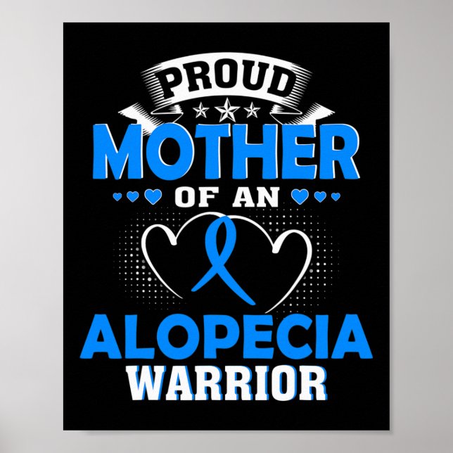 STOLT MOR AV EN ALOPECISK GARRIOR POSTER (Framsidan)