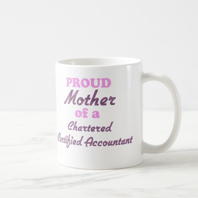 Stolt mor av en chartrad auktoriseradrevisor kaffemugg (Höger)