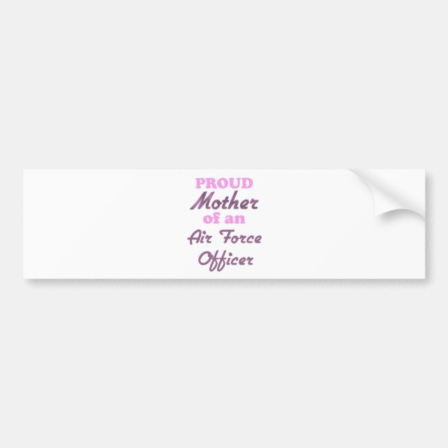 Stolt mor av en flygofficer bildekal (Framsidan)