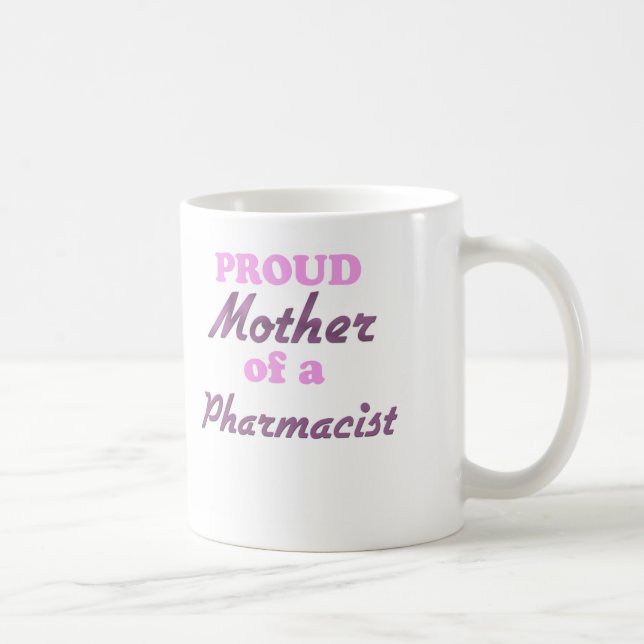 Stolt mor av en Pharmacist Kaffemugg (Höger)