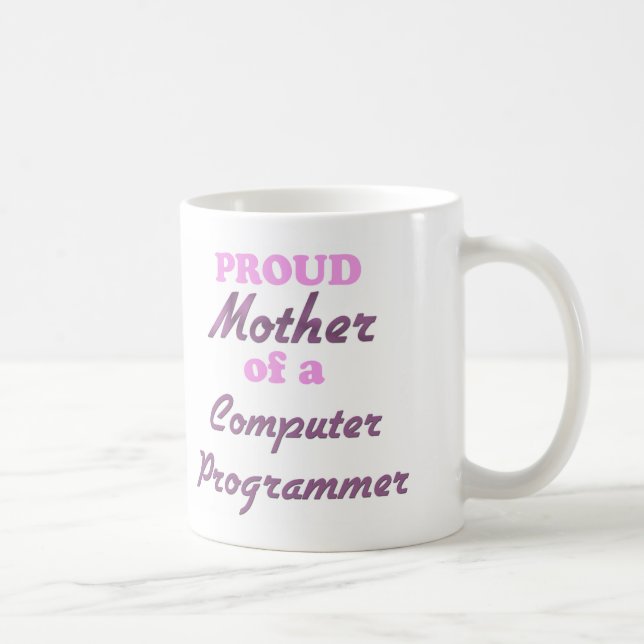 Stolt mor av en programmerare kaffemugg (Höger)
