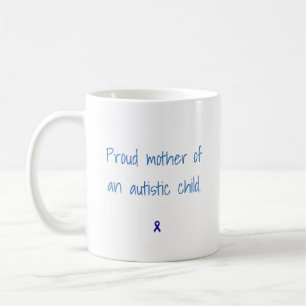 Stolt mor av ett autistic barn kaffemugg