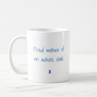 Stolt mor av ett autistic barn kaffemugg