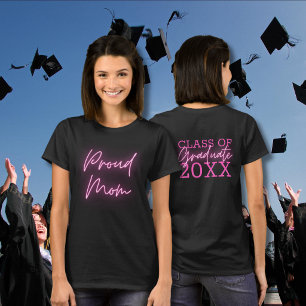 Stolt Mor Examens Neonlysa Rosa T Shirt