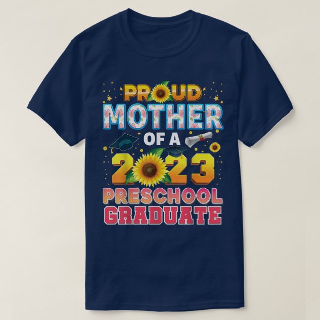 stolt Mor i klass 2023 Preschool Student Su T Shirt (Design framsida)