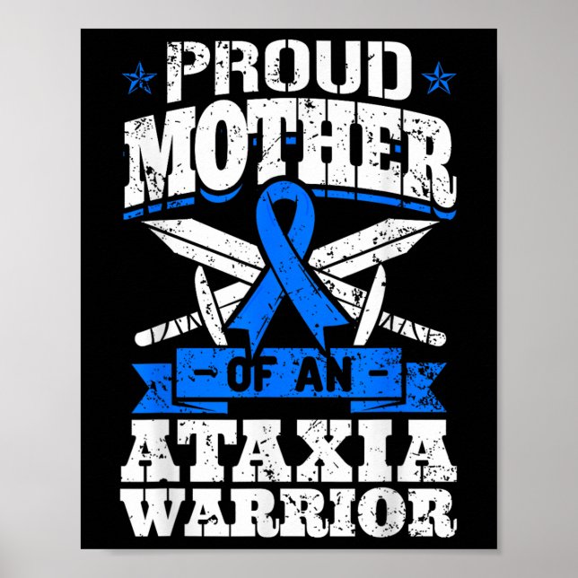 stolt Mor om en Ataxi Warrior-medvetenhet Poster (Framsidan)
