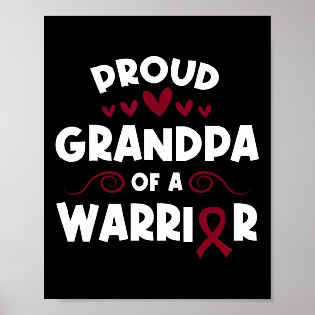 stolt morfar på en sicklecellsväljare poster (Framsidan)