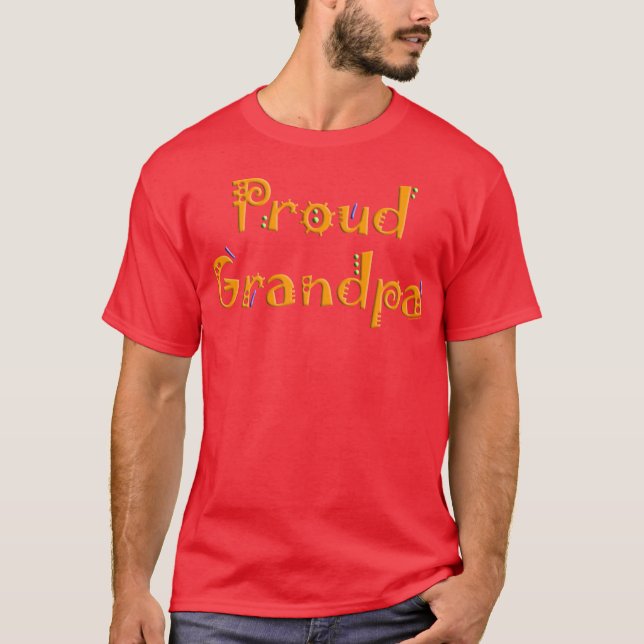 Stolt morfarmörkutslagsplats tee (Framsida)