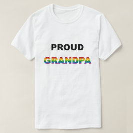 Stolt morfarregnbåge LGBT Tee