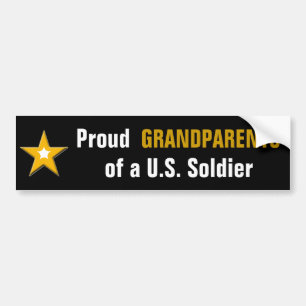 Stolt morföräldrar av en US-soldat Bildekal