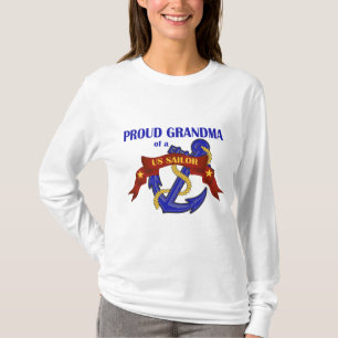 Stolt mormor av en US-sjöman Tee Shirt